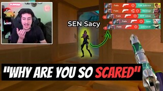 SEN Sacy INSANE 1 HP 1v5 with Sheriff ONLY made Subroza Rage at his teammates