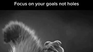 Focus on your Goals not holes