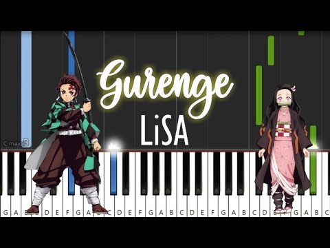 KARAOKE] Gurenge (紅蓮華) - LiSA - Demon Slayer: Kimetsu no Yaiba OP 