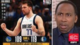 Stephen A. "trusts" Mavericks will make historic comeback against Warriors after Game 4 119-109 win