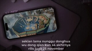 rilis nya wu dong Qian Kun akhir nya resmi