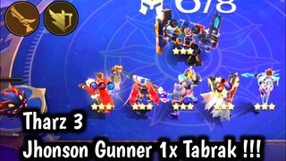 Tharz 3 Johnson Gunner Crazy Burst Damage‼️Magic Chess Mobile Legends Bangbang