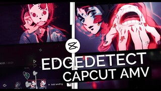 EdgeDetect (with a change in color) || CapCut AMV Tutorial