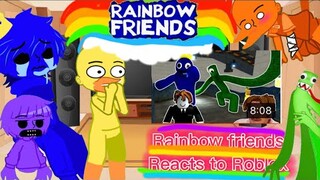 🔥🌈Rainbow friends 🔴🟢🔵🟣🟠reacts to Roblox funny video 💢 (gacha club) 🔥🔥💦part 8 special✨ AU