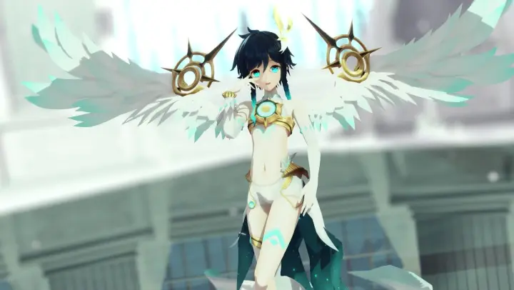[MMD]Venti, the wings and the dance of <Gimme×Gimme>|<Genshin Impact>