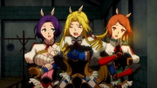 Just as the maids were about to be overwhelmed, the snake woman stretched out her two and a half met
