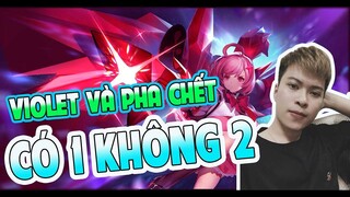 [Liên quân Mobile] Violet gánh team và pha chết có 102 | AOV | Issprox