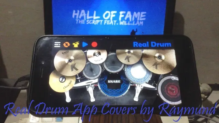 THE SCRIPT - HALL OF FAME | Real Drum App Covers by Raymund