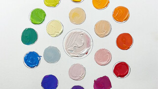 The Magical Three Primary Colors - 12-Hue Color Wheel - 6 Morandi Sophisticated Grays, Perfect.