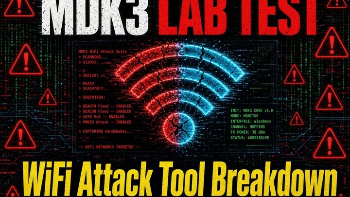 Testing MDK3 in the Lab – WiFi Attack Tool Breakdown