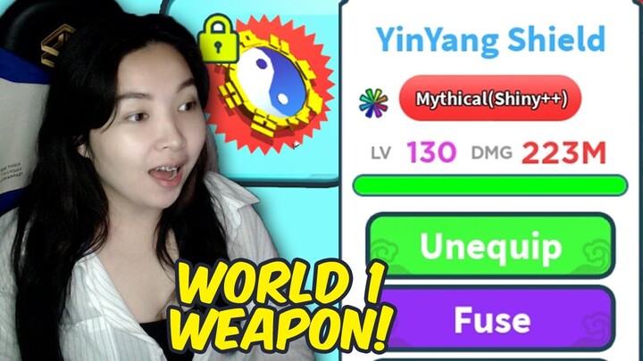 Got The Cheapest Yet High Damage Weapon! 223M POWER! Weapon Fighting Simulator Roblox