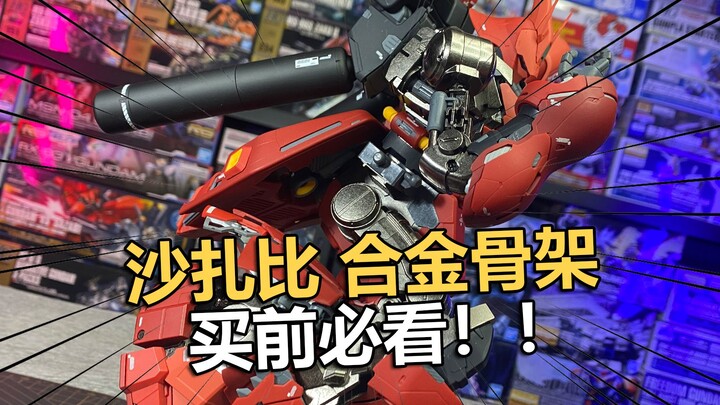 A must read before buying! Dian Factory Sazabi Alloy Skeleton Assembling and Playing Sharing! 【Elect