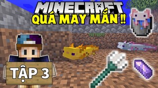 THỬ THÁCH SINH TỒN MINECRAFT 1.17 | Tập 3 | Bắt Được Axolotl Cực Hiếm, Đinh Ba Và Thạch Anh Tím...!!