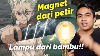 Apakah Anime Dr Stone Sesuai Sains? Teknologi di Jaman Batu - Episode 8 dan 9