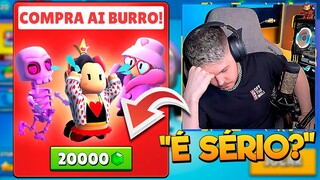 😡 20 MIL GEMAS? ESSA ROLETA FOI LONGE DEMAIS NO STUMBLE GUYS! ‹ KHORTEX ›