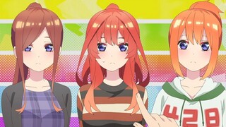 【五等分的新娘】第二季，超好听的op《五等分的形状》，我也就循环了几百遍~