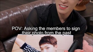 241113 SEVENTEEN cầm ảnh cũ đi tìm họ xin chữ ký, điểm dừng chân zero