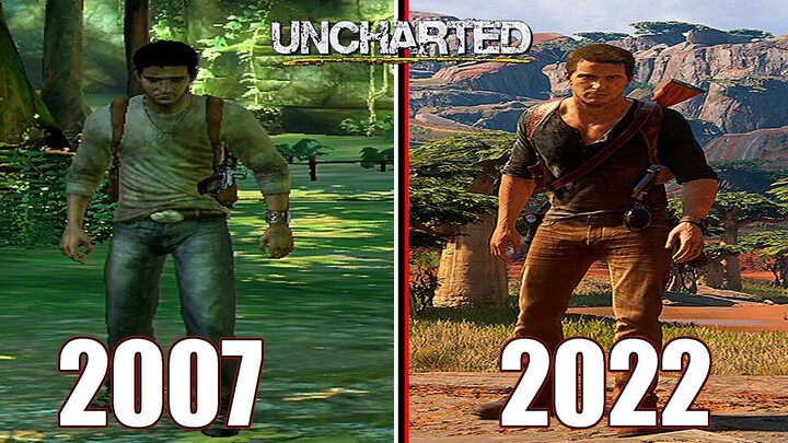 Uncharted Games Evolution (2007 - 2022)