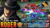 AUTO SAVAGE!! Only 1% of Roger User's Know this Build!! - Build Top 1 Global Roger ~ MLBB