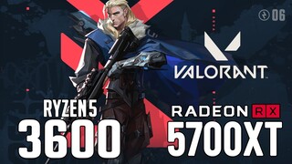 Valorant on Ryzen 5 3600 + RX 5700 XT 1080p, 1440p benchmarks!