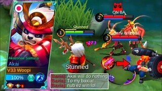 BEST AKAI STRATEGY TO COUNTER BAXIA JUNGLE IN SEASON 24! (MUST TRY!) | SOLO RANKED GAME | MLBB