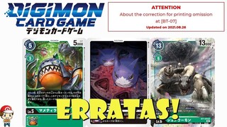 Important Digimon TCG Erratas Announced! Important New Rules! (Digimon TCG News )