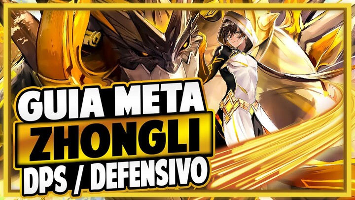 ¿COMO LLEVAR A ZHONGLI? DPS/DEFENSIVO/HIBRIDO | Guía definitiva de Zhongli | Genshin Impact Español