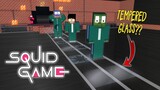 Monster School : SQUID GAME CROSSING THE GLASS BRIDGE CHALLANGE - Minecraft Animation