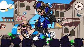 This Mod Cool Landing Vs. Clip - Friday Night Funkin' Demo Mod