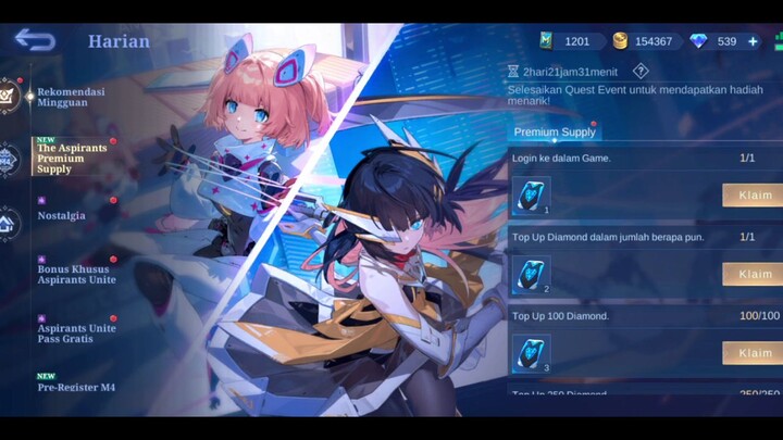 GACHA SKIN ASPIRANTS KALIAN DAPET APA?HOKI KAH