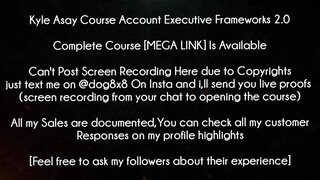 Kyle Asay Course Account Executive Frameworks 2.0 download