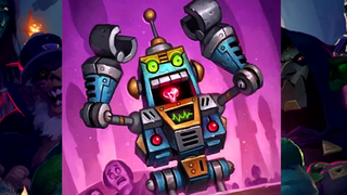 [Hearthstone] A foul-mouthed mechanical torturer with 19 voice lines and 18 curse words.