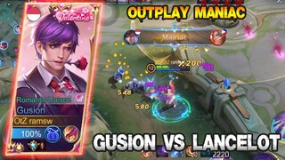 AGGRESSIVE GUSION VS LANCELOT, OUTPLAY GUSION MANIAC KILLS 😎😎😎