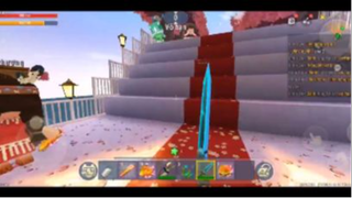 hoạt hình game té xuống nước không biết đường lên mini world