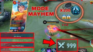 MLBB TOP 1 FANNY MODE MAYHEM HIGHLIGHTS MONTAGE | MYTHIC JUN BANG BANG FREESTYLE