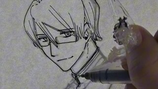 手绘障碍赛之4cm美甲勾线，画不出画不要再怪美甲了