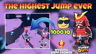 THE HIGHEST JUMP EVER 🚀 | Winning Some Crowns in Stumble Guys