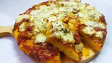 Resep Pizza Teflon Simple tanpa Adonan Roti. Enak, cepat, praktis dan sederhana