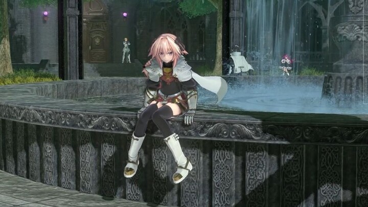 อัฟู่น่ารักที่รอเธออยู่ใต้น้ำพุ