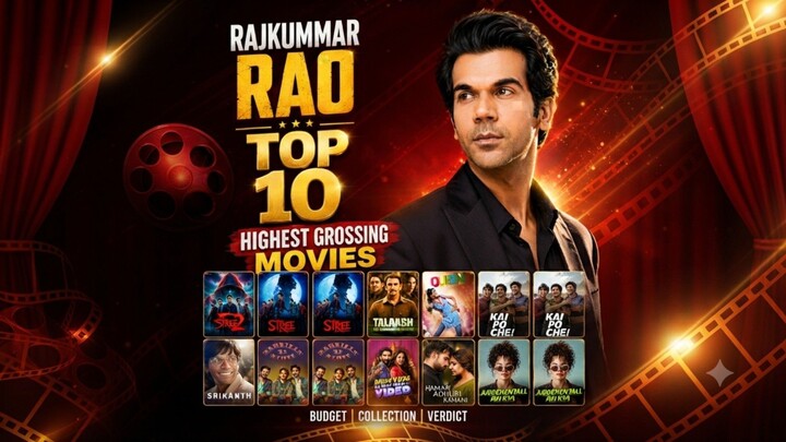 Rajkummar Rao's Top 10 Highest Grossing Movies 2026