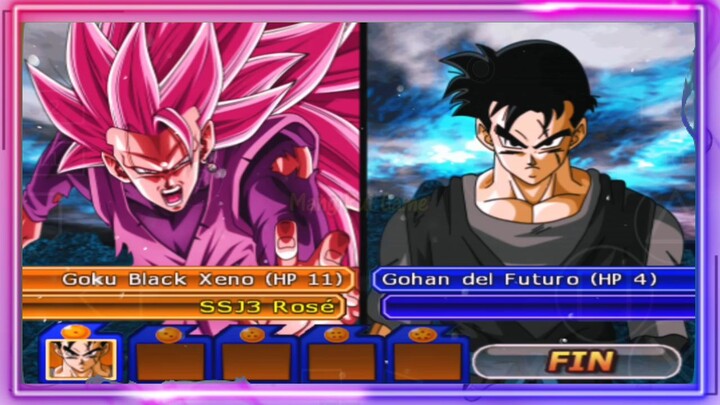 Black Goku SSJ Rose 3 VS Gohan Masa Depan Black Outfit - DB MOD ANDROID GAMEPLAY