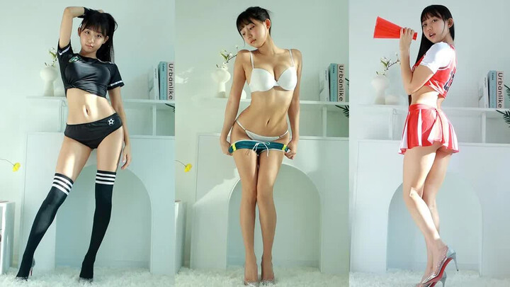 [4K] Cheerleader Costume Lookbook | A Horizontal Lookbook After a Long Time