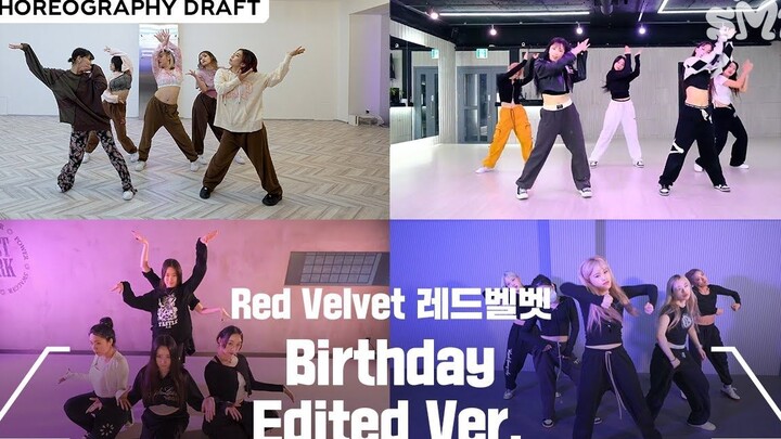 Four-version choreography results! Red Velvet's new song "Birthday" original choreography!