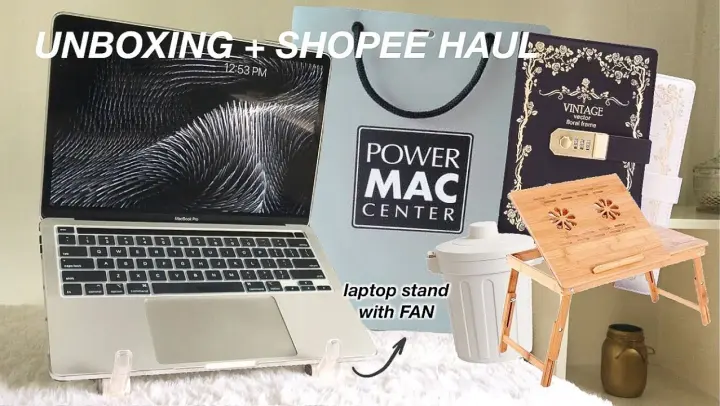 13" MacBook Pro M1 2020 UNBOXING!! + laptop accessories & shopee finds! (Taglish) | Cheska Dionisio