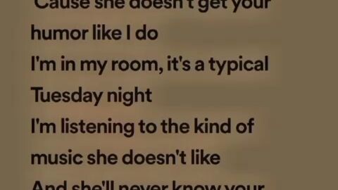 You belong with me / Taylor Swift