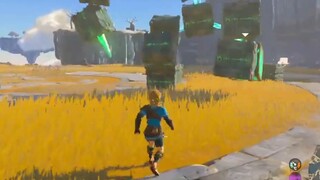 The Cube Golem is so cute, it tried to shake my hand! [Tears of the Kingdom]
