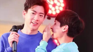 【OFFGUN】一害羞就躲爸比身后真的太戳我了