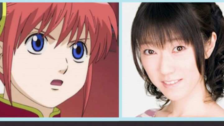 Gintama characters, voice actor comparison