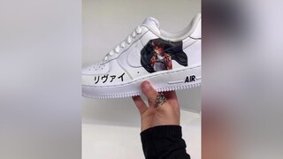 Custom Levi AF1 for miss ￼ :) GamingSetup PajamaJam fypシ aot anime