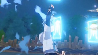 【原神】外国玩家为四星角色们制作了大招动画！（还有空和荧）
